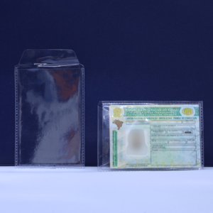 Porta carteira de motorista 10cm x 6,8cm - 25 unid.