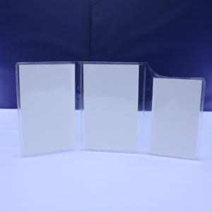 Carteira despachante 3 faces cristal - 25 unid.