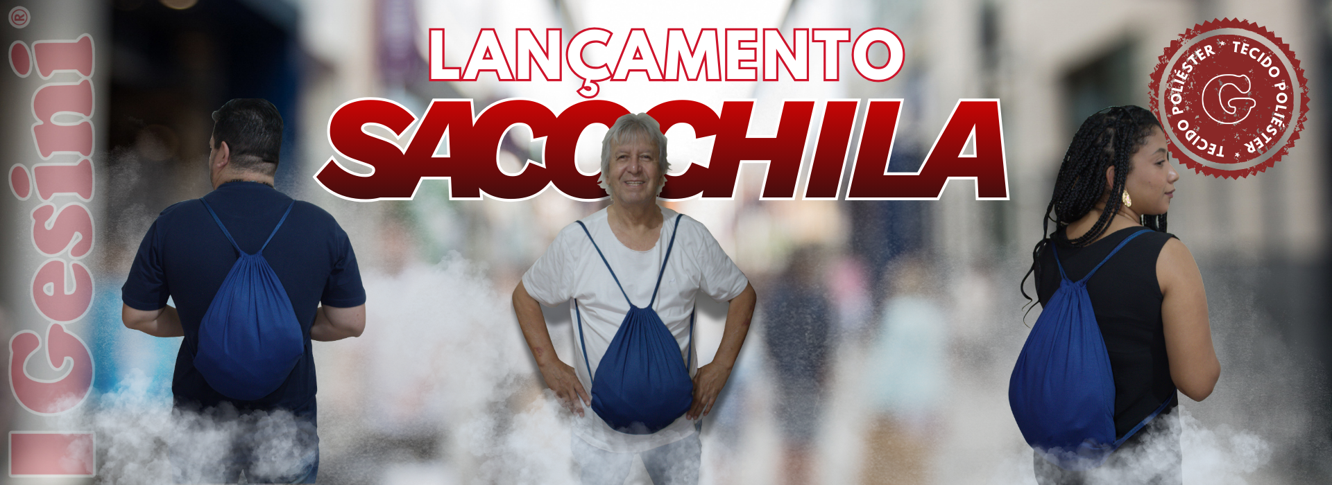 Sacoch i la Tecido poliéster Tecido poliéster Lançamento